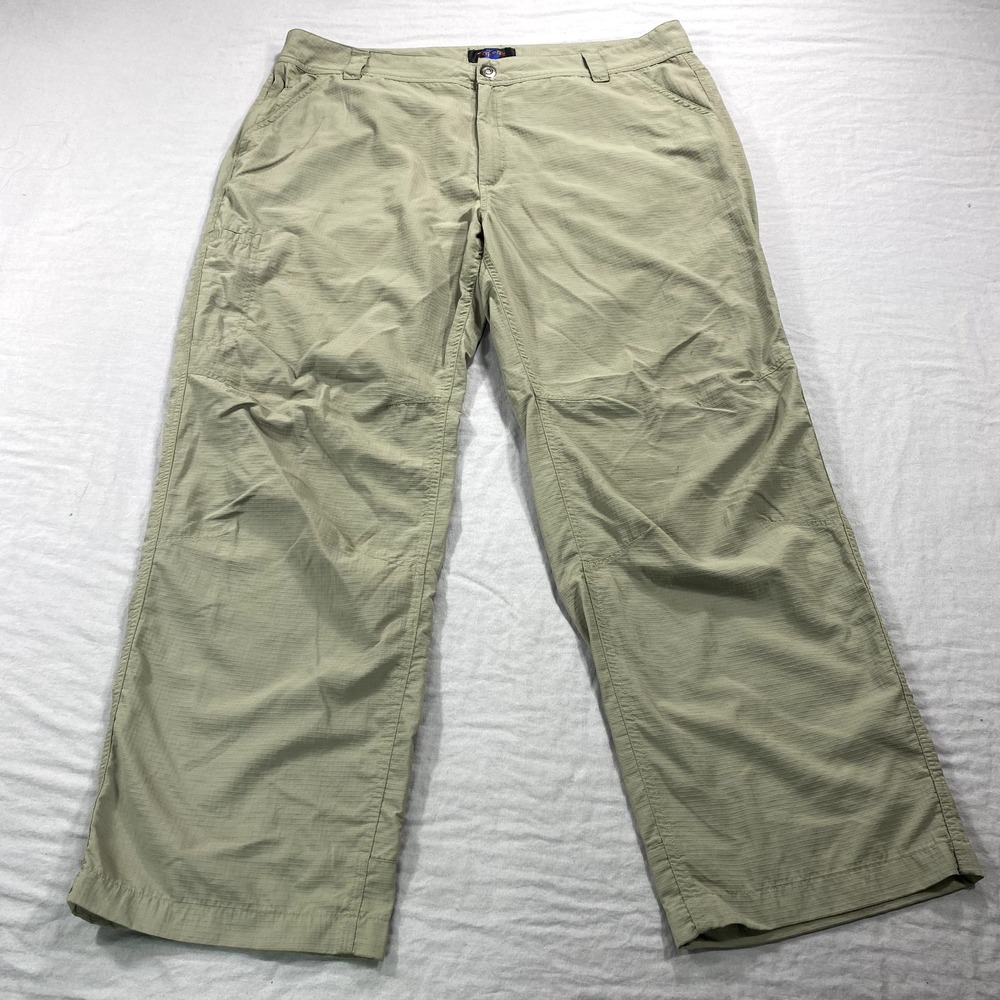 Rail Rider Pants Mens 40x30 Khaki‎ Nylon Lightweight Trail Hiking Skateboard *